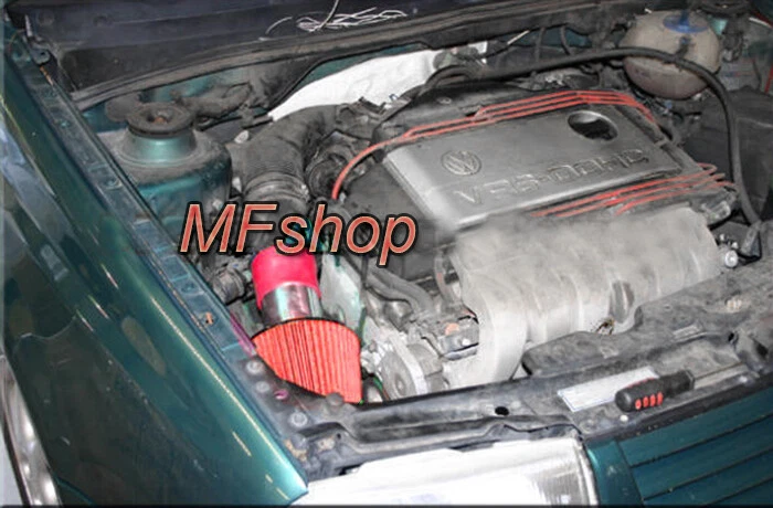 Red For 1992-1994 Volkswagen Corrado 2.8L V6 Air Intake System Kit + Filter - Image 1 of 1