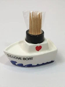 Vintage S.S. Love Boat Toothpick Holder 1979 Enesco - Picture 1 of 6