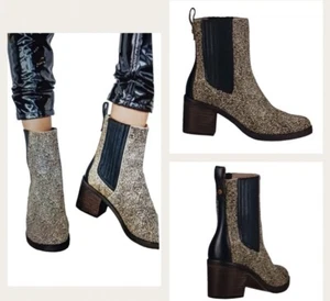 UGG Camden Exotic Calf Hair Animal Print Boots 1019177 Womens Size 9 - Picture 1 of 11