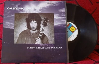 GARY MOORE ** Over The Hills And Far Away ** 1986 SPAIN 12" SINGLE - Image 1 of 4