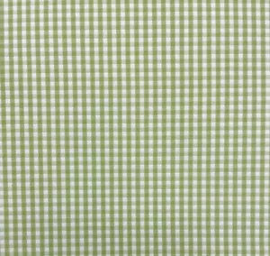 BALLARD DESIGN TILLIE GINGHAM KIWI InsideOut®  MULTIPURPOSE FABRIC BY YARD 56"W - Picture 1 of 6