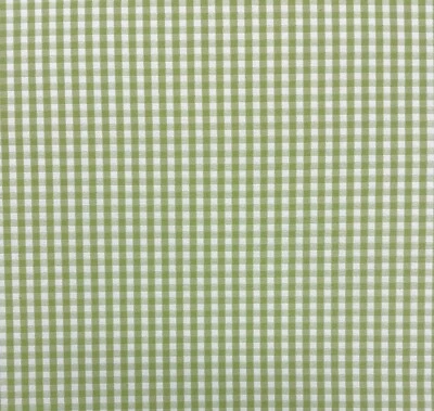 BALLARD DESIGN TILLIE GINGHAM KIWI InsideOut®  MULTIPURPOSE FABRIC 2.3 YARD 56"W - Image 1 of 4
