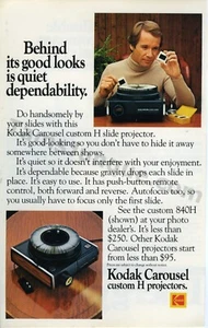 1976 Kodak Karussell Projektor Dias tolle alte DRUCKWERBUNG Wanddeko Idee! (3587) - Bild 1 von 1