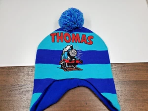 Cappello berretto Thomas The Train & Friends 2T-5T taglia unica orologio berretto patta orecchio pom! - Foto 1 di 7