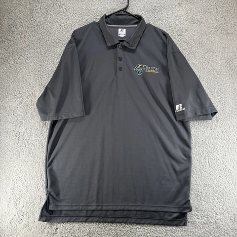 Russell Coastal Carolina Chanticleers 3-Button Polo Golf Shirt Men’s XL C3 Cover