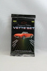 Vette Set Corvette Collector's Cards 1 Pack of 10 Cards Sealed 1991 - Picture 1 of 2
