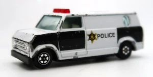Vintage 1970s Ford E150 Econoline Van Police 2.75" Diecast Rare No Manufacturer - Picture 1 of 13