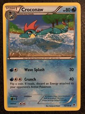 Pokémon Croconaw 16/119 Phantom Forces Uncommon LP - Image 1 of 4