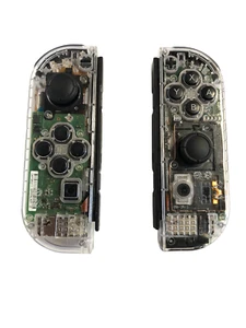 ★ Nintendo Switch Joy-con Gamepad Joypad Controller Transparent ★ ✅ getestet ★ - Bild 1 von 3