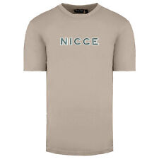 Nicce Round Neck Short Sleeve Mens Pink Mercury T-Shirt 001 1 09 08 0339