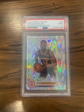 2022 Topps Chrome McDonald's All-American Brandon Miller RC #52 Raywave PSA 9