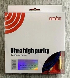 Ortofon 6NX-TSW-1010R Tonearm Phono Cable RCA⇔RCA Type Record Player Sound Japan - Picture 1 of 11