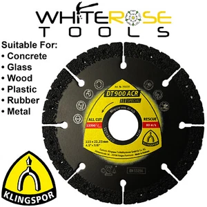 Klingspor Diamant Schneidscheibe Klinge Winkelschleifer für Stihl Beton Metall Holz - Bild 1 von 5