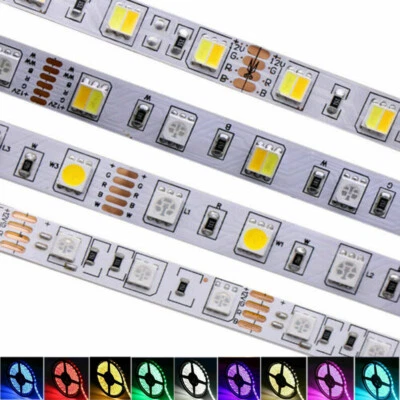RGB CCT LED Strip Waterproof DC12V 24V CCT RGBW RGBWW string light SMD 5050 1/5m - Image 1 of 4