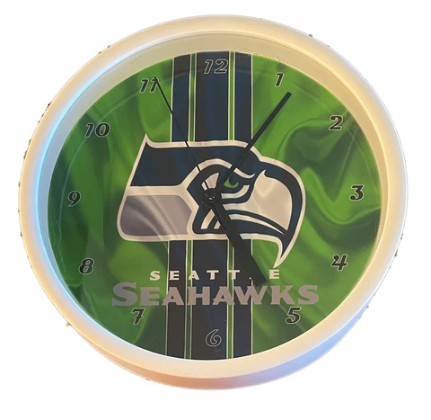 Seattle Seahawks 9" Wall Clock Cover