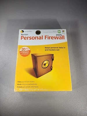 Norton Personal Firewall 2005 Windows New Sealed - Image 1 of 3