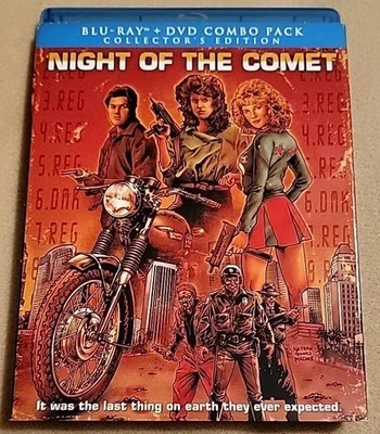 Night of the Comet (Collector's Edition) (Blu-ray, DVD, 1984) w/OOP Slipcover Foto 1 de 4
