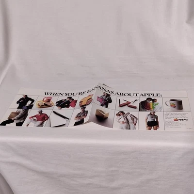 Apple Product Catalog Advertisement Small Poster 1983 Approx. 5.5"x16.5" - Image 1 of 4