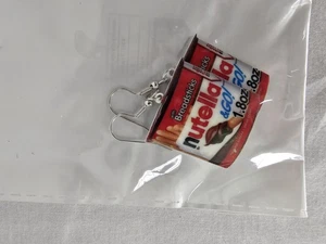 Pendientes colgantes Nutella & Go nuevos con etiquetas novedad - Imagen 1 de 1