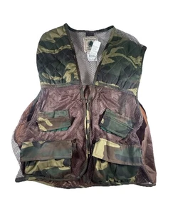 Northwest Territory Camo Hunting Vest XL Mesh Game Bag Pockets Shell - Picture 1 of 4