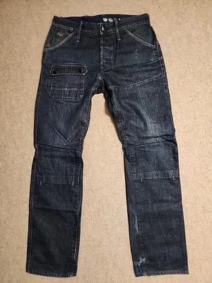 VTG G Star Raw Comic 5620 Alcatraz Tapered Buckle-Back Jeans 31x32 RARE SICK! - Image 1 of 4