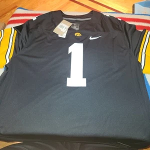 Maglia calcio uomo Nike Iowa Hawkeyes nuova con etichette taglia 2XL #1 - Foto 1 di 6