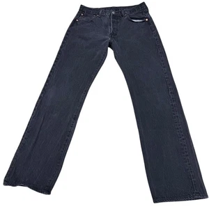 Pantalones vaqueros Levi's 501 negros para hombre con botones, talla 34 x 31 - Imagen 1 de 11