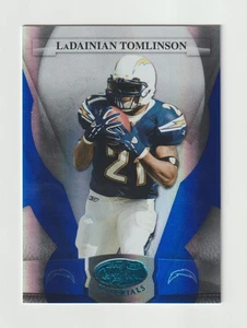 2008 Leaf Certified Materials LaDainian Tomlinson Blue SN 27/50 Chargers BCGUYS - Picture 1 of 2