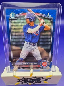 2025 Bowman Cromo Yahil Melendez Blu Rettiliano /150 - Bellissima corrispondenza di colori! - Foto 1 di 2