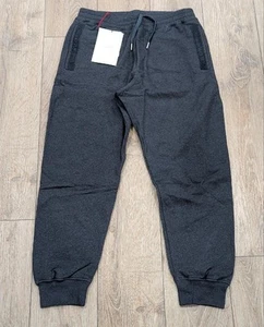 $795 Mens Alexander McQueen Logo Jogger Pants Charcoal XL - Picture 1 of 10