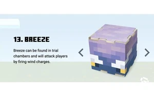 Woolworths Minecraft Cubeez Collectors Cubes 2025 #13 Breeze - Picture 1 of 6