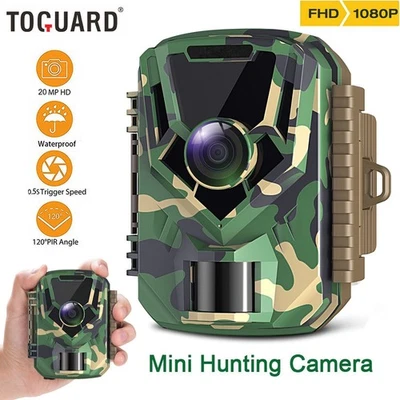 TOGUARD Trail Camera 20MP 1080P Hunting Game Cam Night Vision Motion Activated