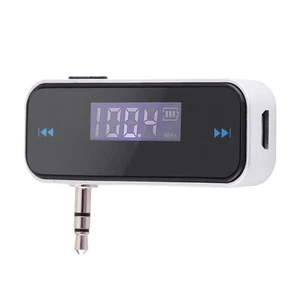 Universal-FM-Transmitter Fürs Auto Freisprechfunktion Mit 3 5-mm-Audioste KUI - Bild 1 von 22