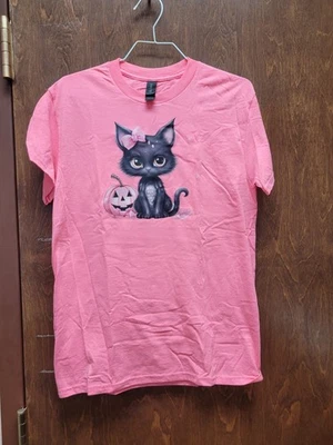 NIÑA HALLOWEEN Camiseta Rosa Se Ajusta Juvenil XL Foto 1 de 3