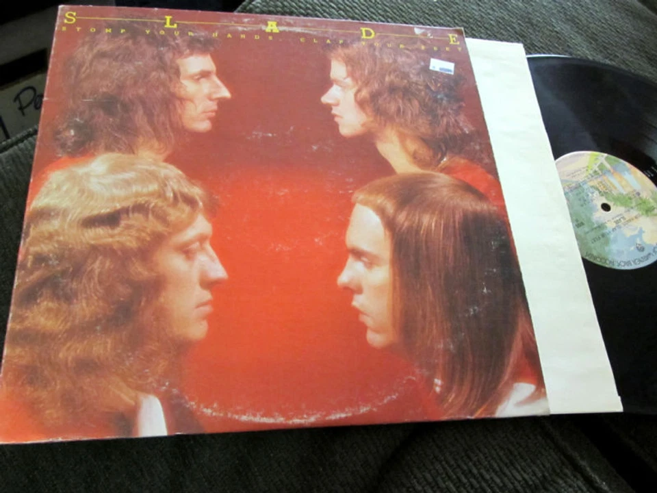 SLADE Stomp Your Hands Clap Your Feet LP NM '74 1a/1b glam rock metal album hard - Image 1 of 1