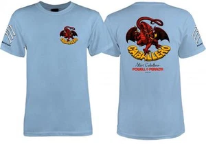 POWELL PERALTA Bones Brigade Steve Caballero Skateboard Tee Shirt Old School LB  - Picture 1 of 1