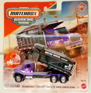 Matchbox Working Rigs International Workstar 7500 Dump Truck JBX75 Weise Bros - Picture 1 of 8