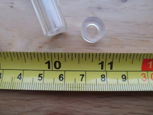 07-3013 1/4" CLEAR FUEL HOSE PIPE (1 FOOT LENGTH) - Picture 1 of 1