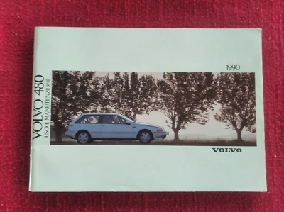 VOLVO 480 Libretto MANUALE USO MANUTENZIONE originale 1990 ottimo - Immagine 1 di 4