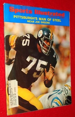 10/11 1971 SI Sports Illustrated Magazine Mean Joe Greene Cover Football Vintage - Image 1 of 3