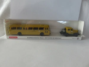 Wiking PMS 81-41, Hanomag ST 100 + Büssing Senator, Kraftfahrtech. Dienst - DBP - Bild 1 von 12