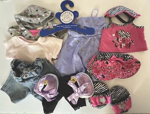 Build a Bear Clothes~Jeans, Pjs, Slippers, Sparkle Sneakers, Dress, Shirts Lot - Picture 1 of 16