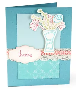 Sizzix Framelits Blumen & Vase 7 Stück mit Stempel #658207 UVP 29,99 $ von S. Barnard - Bild 1 von 7