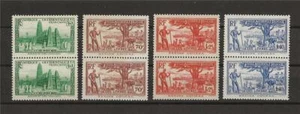 Costa d'Avorio 1936 Sc# 126/140 scena costiera coppia barche MNH - Foto 1 di 1