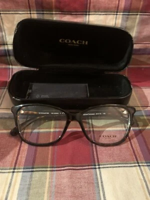 NUEVAS GAFAS ÓPTICAS COACH HC 6206U 5120 MARCO TORTUGA OSCURA 54-15-140 MM Foto 1 de 4