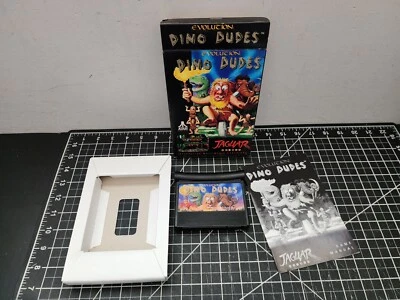 EVOLUTION: DINO DUDES ATARI JAGUAR (COMPLETE) Tested Working Cib - Image 1 of 4