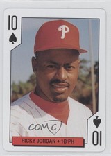 1994 Bicycle Philadelphia Phillies Playing Cards Box Set Ricky Jordan #10S