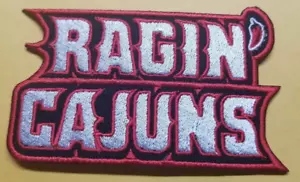 Parche bordado de cajúnes Ragin de la Universidad de Louisiana aprox. 2,25x3,75" - Imagen 1 de 2