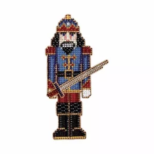 Nutcracker Bead Holiday Kit Mill Hill 2008 Winter Holiday Nutcracker - Picture 1 of 3
