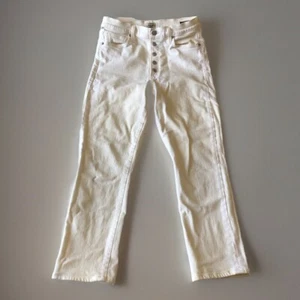 Citizens Of Humanity Premium Vintage Olivia Crop High Rise Off White Size 29 - Picture 1 of 18
